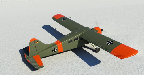 DHC-2 Beaver Luftwaffe Germany (shiny finish)