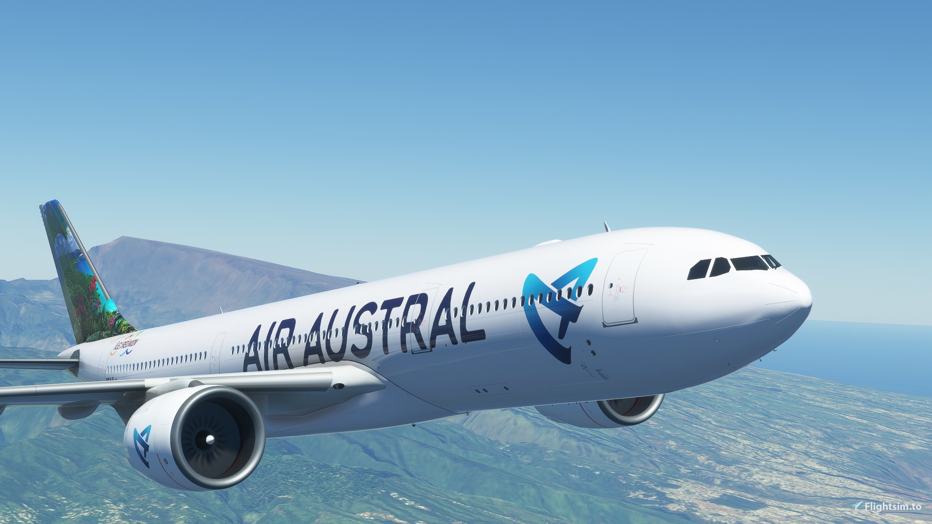 [DISCONTINUED] - [PACK] Headwind A330-900neo Air Austral with & without mask 8K - Image 1