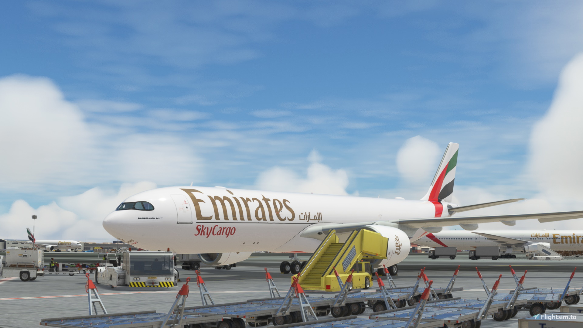 [DISCONTINUED] - Headwind A330-900neo Emirates SkyCargo with & without mask 8K - Image 1