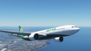Headwind A330-900neo EVA Air & old livery with & without mask 8K thumbnail 17