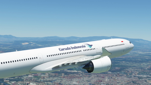 [DISCONTINUED] - Headwind A330-900neo Garuda Indonesia Landor Livery with & without mask 8K