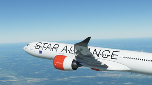 [DISCONTINUED] - Headwind A330-900neo Scandinavian Airlines Star Alliance with & without mask 8K thumbnail 2