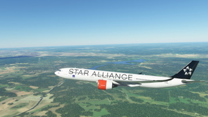 [DISCONTINUED] - Headwind A330-900neo Scandinavian Airlines Star Alliance with & without mask 8K thumbnail 8