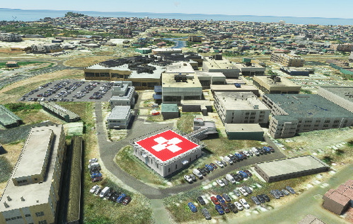 Helipad Cayenne CHU