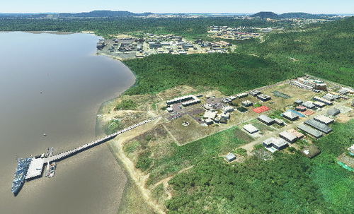 Helipad Cayenne Naval Base