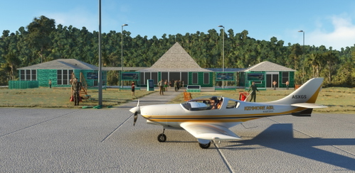 Honduras - Guanaja island and airport