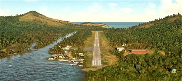 Honduras - Guanaja island and airport Microsoft Flight Simulator