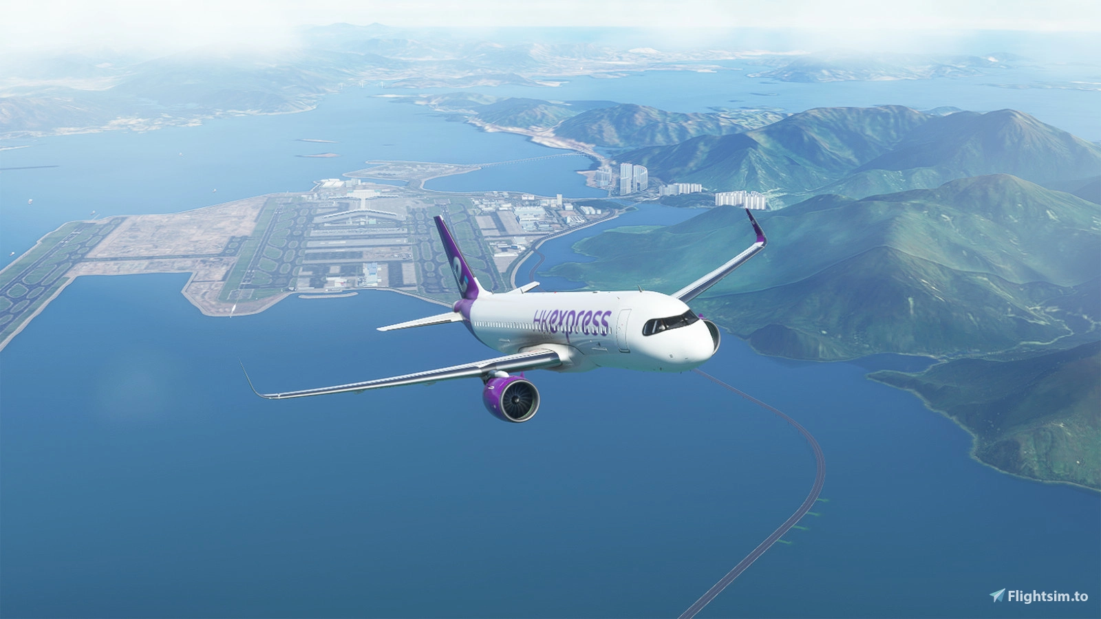 [A32NX] Hong Kong Express (2023 version) [8K] - Image 2