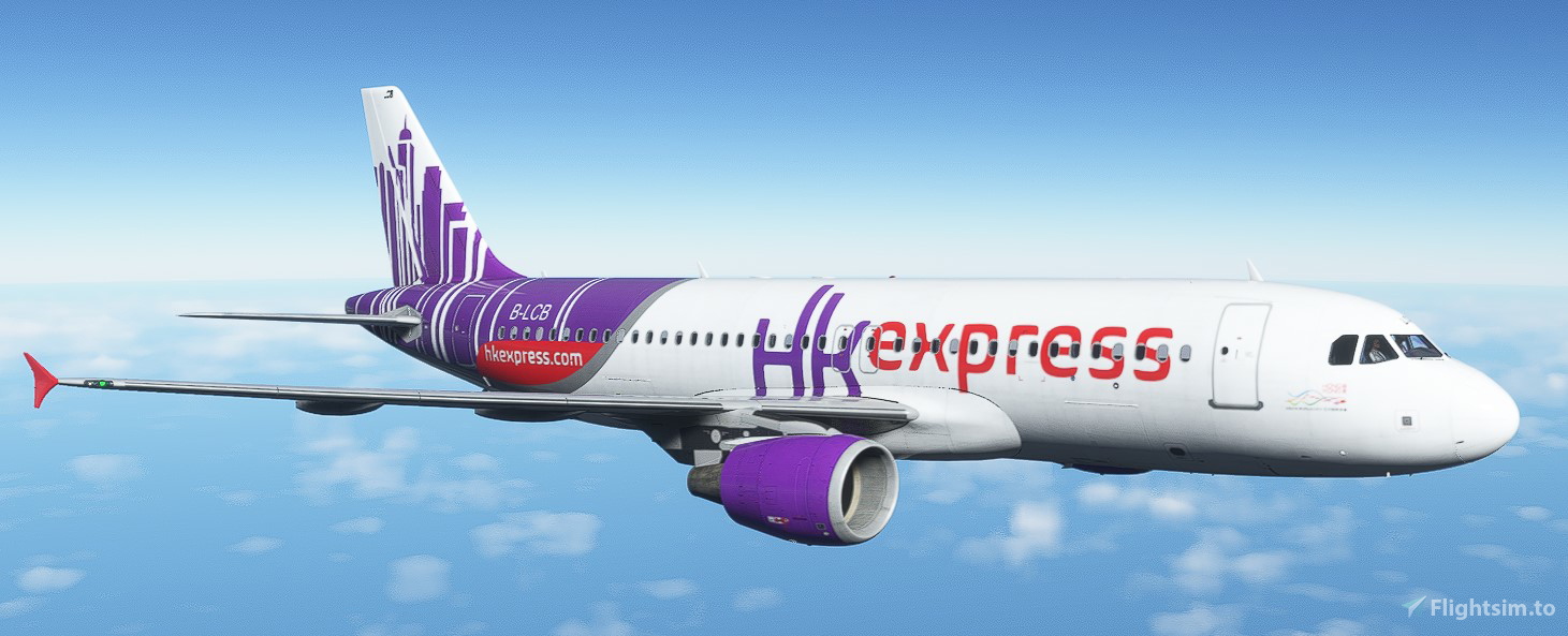 HONG KONG EXPRESS A320 B-LCB for Microsoft Flight Simulator | MSFS
