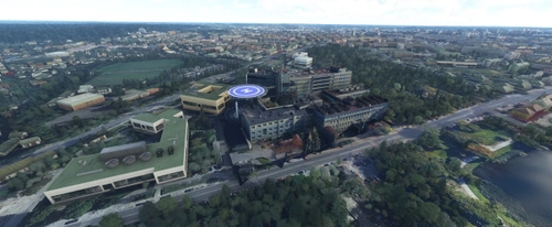 Hospital MSWiA Helipad LPR in Olsztyn - working version