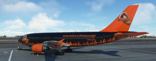 IniBuilds A310 Hotsouvlaki Black Livery 8K
