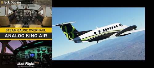 House Green for Black Square Analog King Air