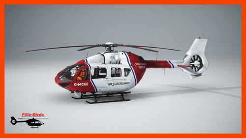 HPG H145 Action Pack Livery - HM Coast Guard (UK) - operated by Bristow - OFS Variant - Fleet-Pack