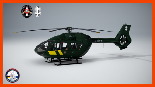 HPG H145 Action Pack Livery - Lithuanian State Border Guard Service - LY-HCF - OFS/EMS/FF