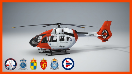 HPG H145 Action Pack Livery - Norwegian Coastguard - Kystvakten - 0268 - OFS/EMS