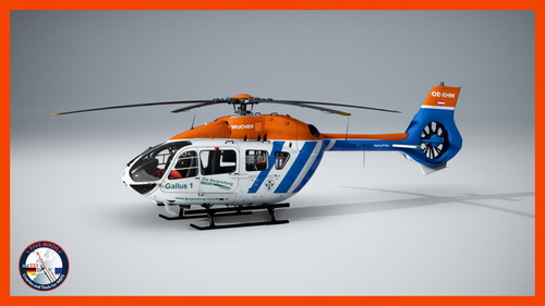 HPG H145 Action Pack Livery - Wucher Helicopter - Gallus 1 and 3 - EMS and FF Variant
