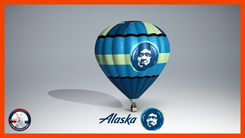 HPG Hot Air Balloon Livery "Alaska Airlines" N1932A