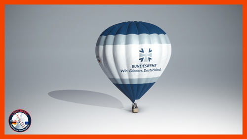 HPG Hot Air Balloon Livery "Bundeswehr" D-OBWY - V1.1