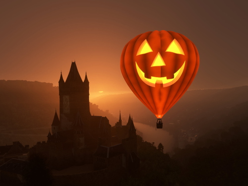 HPG Hot Air Balloon Livery Jack-o'-Lantern
