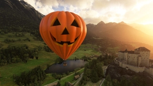 HPG Hot Air Balloon Livery Jack-o'-Lantern thumbnail 2