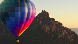 HPG Hot Air Balloon Livery Tropical Rainbow thumbnail 6