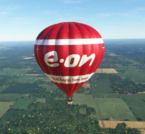 HPG Hot Air Balloon Repaint Livery: e·on