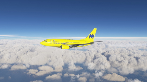 Hughes Airwest Fictional PMDG Boeing 737-600 - 8K