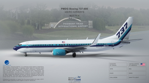 iAero Airways N277EA Hybrid Livery Pack (2 Livery) w/ Cabin (4K) - Project Real Fleet by fOrZaONDER