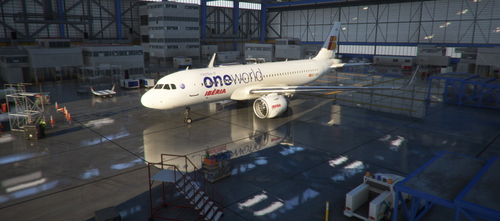 [A32NX] Iberia OneWorld livery old version EC-IZR