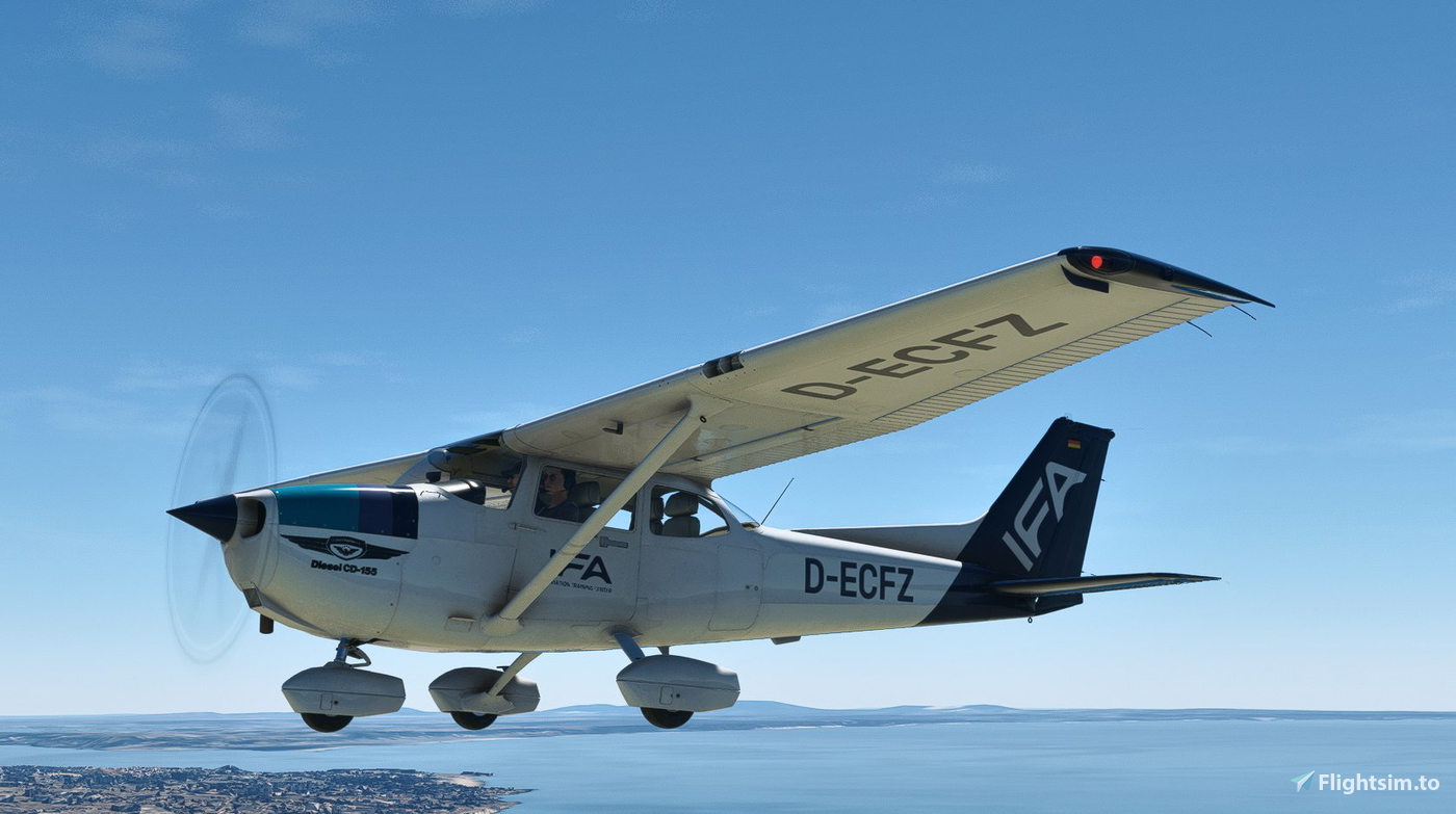 IFA C172 Livery (D-ECFZ) (Classic Gauge Cockpit) for Microsoft Flight ...