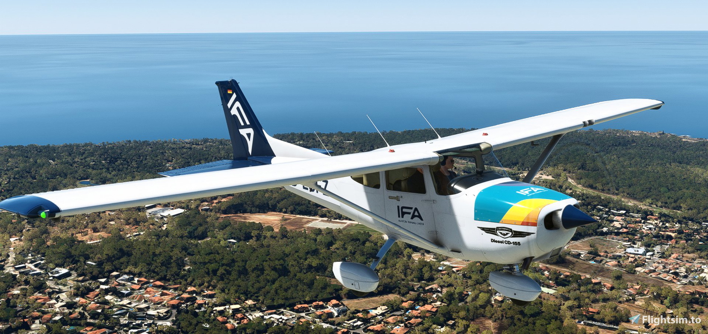 IFA C172 Livery (D-ECFZ) (Classic Gauge Cockpit) for Microsoft Flight ...