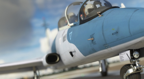 Indiafoxtecho Aermacchi MB-339PAN Repaint Livery: I-AMDA Blue Camo