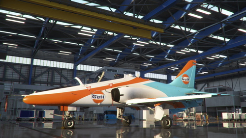 Indiafoxtecho Boeing T-45C Goshawk "Gulf" Livery (Fictional)