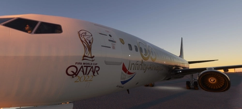 Infinity Airways Boeing 737 - 800 - WorldCup Special