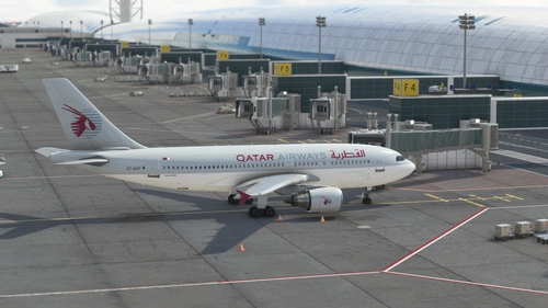 [ini A310] Qatar Airways A7-AAF [8K] Livery