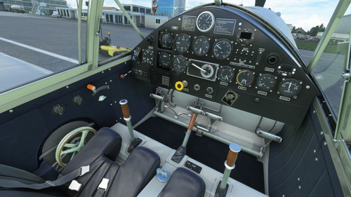 Ini Builds Messerschmitt Bf 108 Taifun - Blue Used Interior 