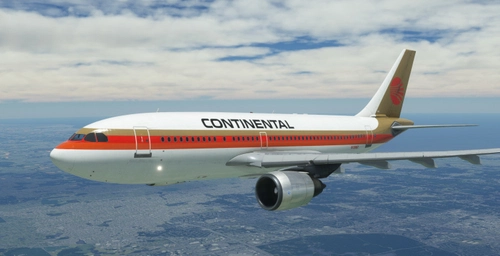 iniBuilds A310 - Continental Airlines (Meatball livery) [Fictional]
