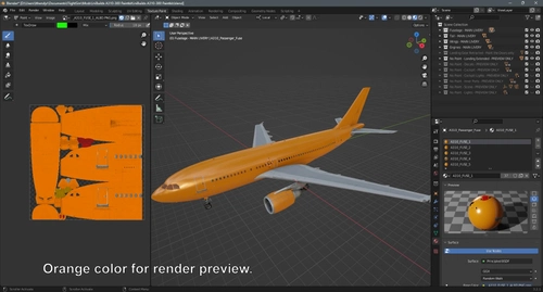 iniBuilds A310-300 - Complete Paintkit (Blender)