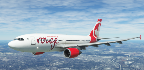 iniBuilds A310 - Air Canada Rouge [Fictional]