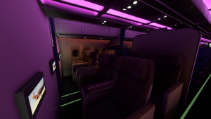 iniBuilds A310 | Cabin Light with IFE thumbnail 9