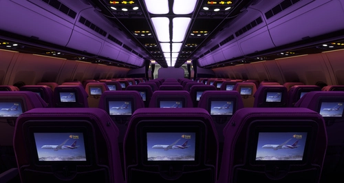 iniBuilds A310 | Thai Airways A310 Cabin with IFE