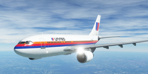 iniBuilds A310 - United Airlines (Saul Bass Livery) [Fictional]