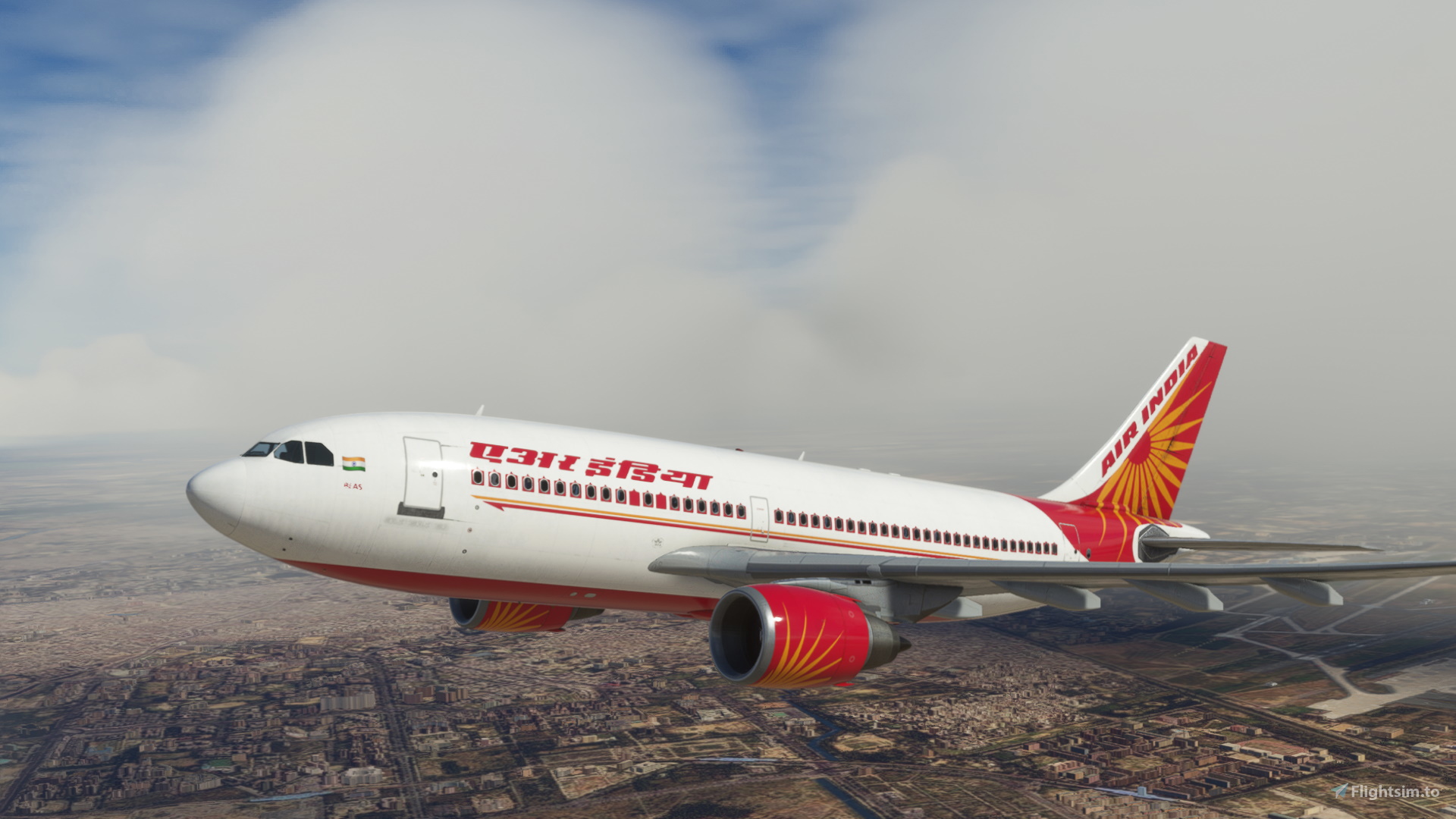 iniBuilds Airbus A310-300 Air India VT-EJJ dla Microsoft