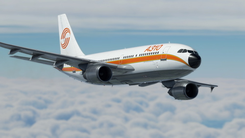 iniBuilds Airbus A310-300 Airbus House Livery 1972