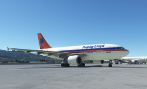 iniBuilds Airbus A310 Hapag-Lloyd (D-AHLA) thumbnail 1