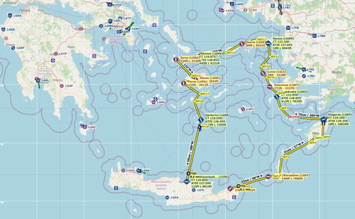 Island Hopping in South East Aegean Sea (Greece)