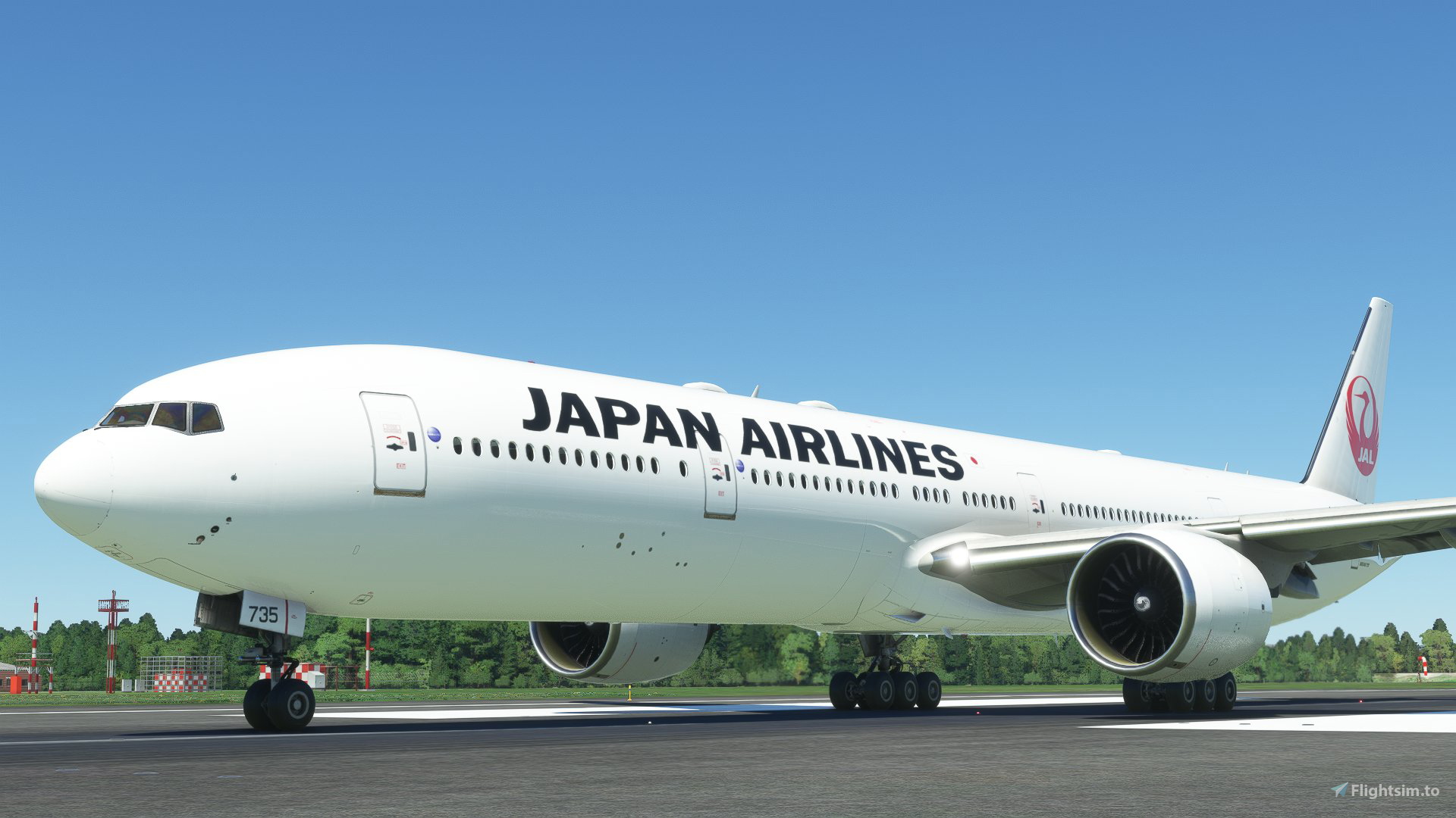 Japan Airlines 777-300ER JA735J for Microsoft Flight Simulator | MSFS