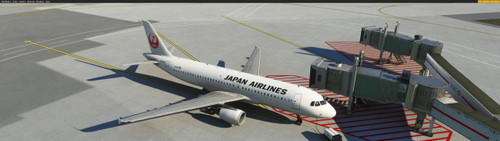 Japan Airlines (JAL) JA329J for Fenix Airbus A320, Texture 8K