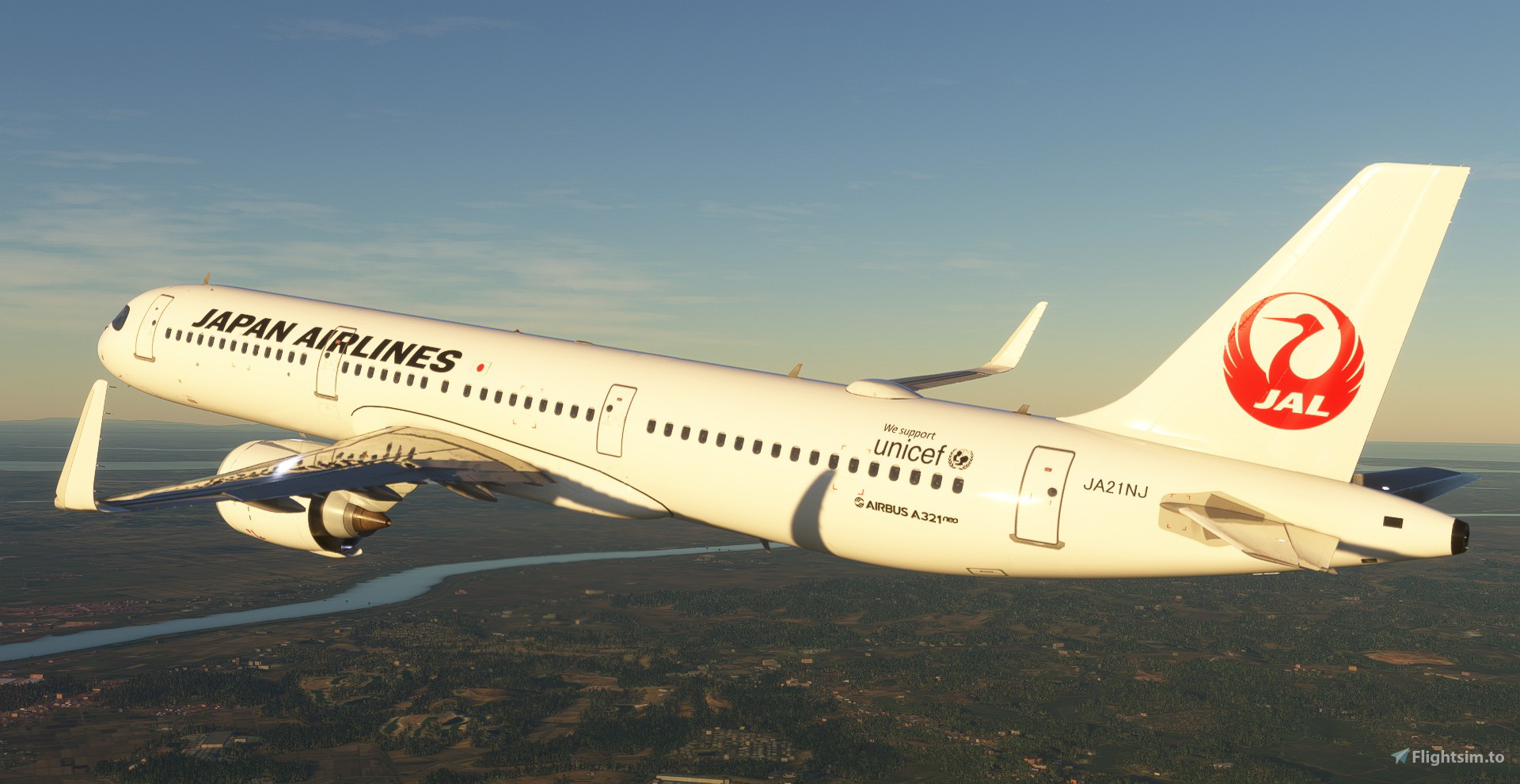 Japan Airlines LatinVFR A321 Neo leap for Microsoft Flight