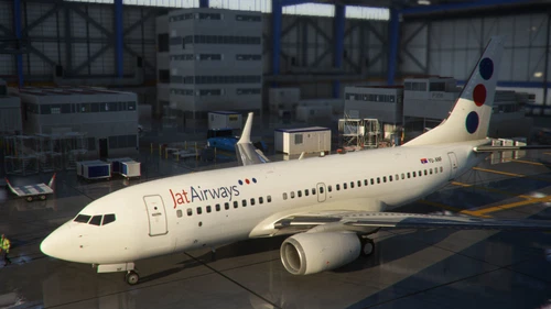 Jat Airways JAT Pmdg 737 - YU-ANF - RETRO 2007 - Livery